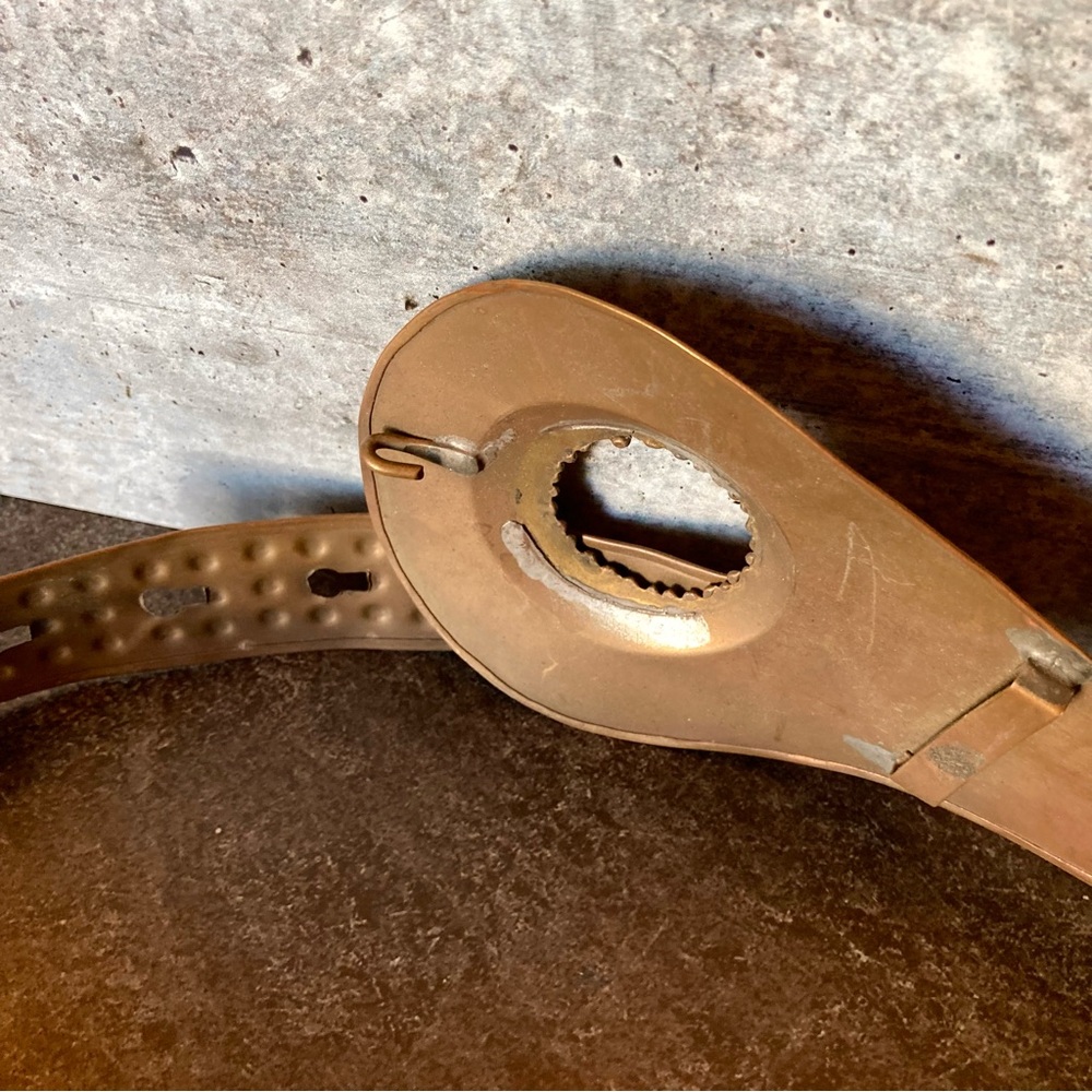 Vintage solid Brass Boho Corset Belt SML - Picture 6 of 8